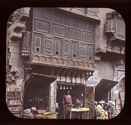 Ägypten - Arabisches Fenster und einheimischer Basar, Kairo